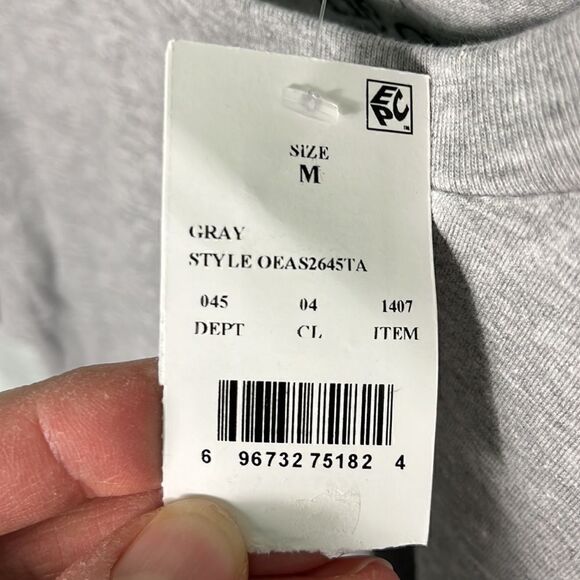 The Office Gray Dwight False Shirt Ripple Junction NWT - Picture 3 of 4